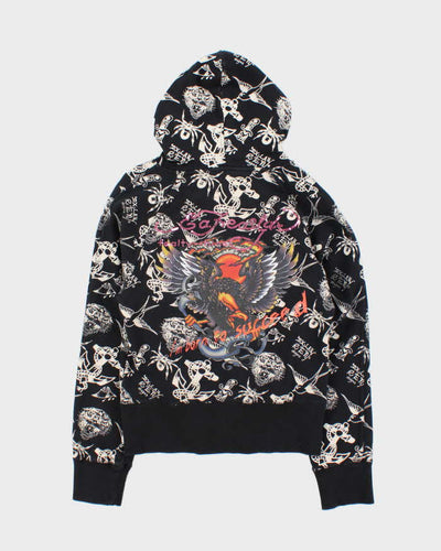 Vintage Y2k 00s Vancl Ed Hardy Zip-up Hoodie - M