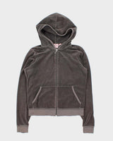Vintage Y2k 00s Juicy Couture Velour Hoodie - L