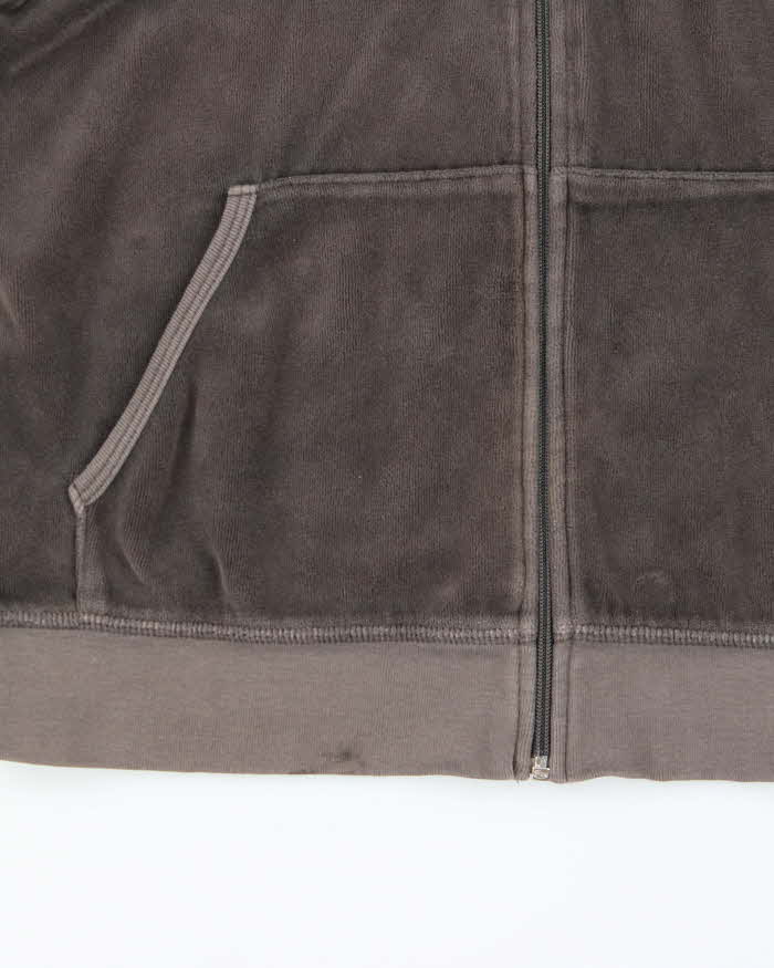 Vintage Y2k 00s Juicy Couture Velour Hoodie - L