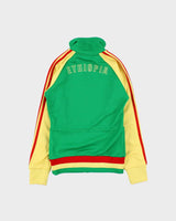 Vintage Y2K 00s Adidas Originals Ethiopia Two-Tone Zip Up Track Top Jacket - S