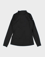 Arc'teryx Rho Women's Black Quarter-Zip Pullover - S