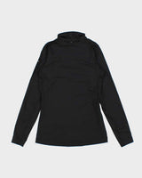 Arc'teryx Rho Women's Black Quarter-Zip Pullover - S