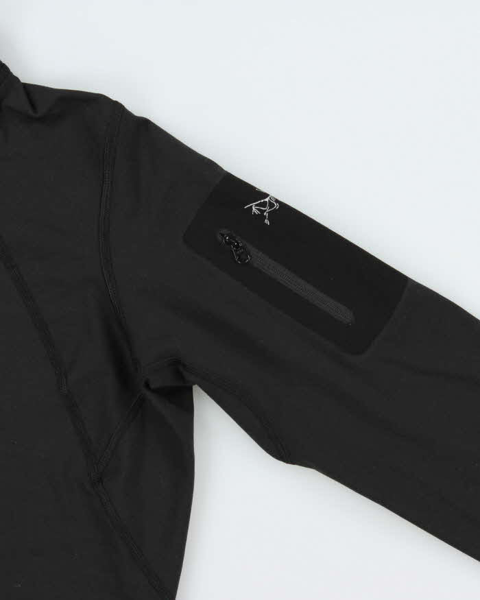 Arc'teryx Rho Women's Black Quarter-Zip Pullover - S