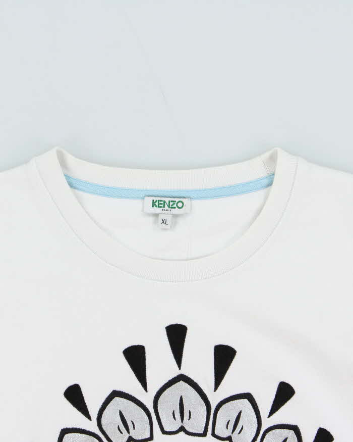 Vintage Kenzo Eye Embroidered Women's Crewneck Sweatshirt - XL