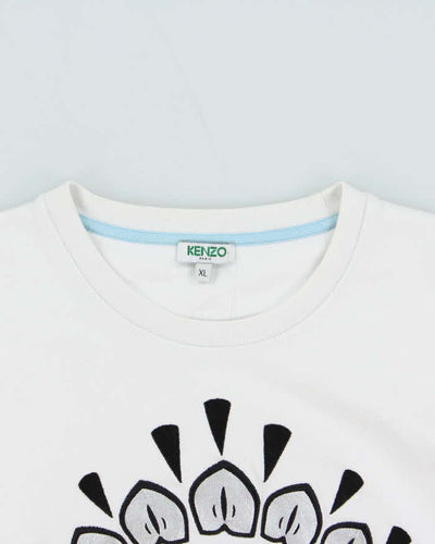 Vintage Kenzo Eye Embroidered Women's Crewneck Sweatshirt - XL