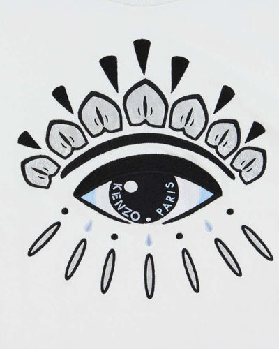 Vintage Kenzo Eye Embroidered Women's Crewneck Sweatshirt - XL