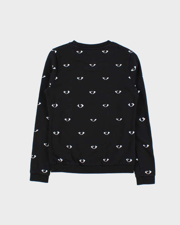 Vintage 00s Women's Kenzo Eye Print Crewneck Sweatshirt - S