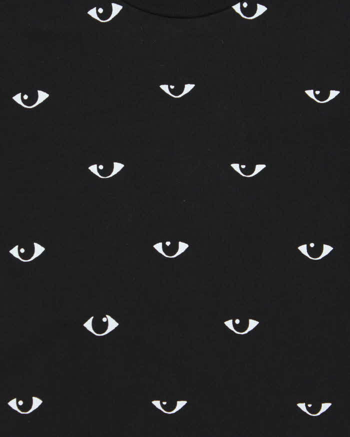 Vintage 00s Women's Kenzo Eye Print Crewneck Sweatshirt - S