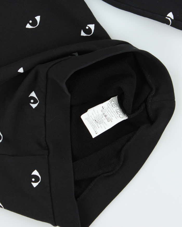 Vintage 00s Women's Kenzo Eye Print Crewneck Sweatshirt - S