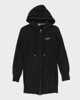 Vintage Y2K 00s Women's Burberry Blue Label Long Zip-Up Hoodie  - M