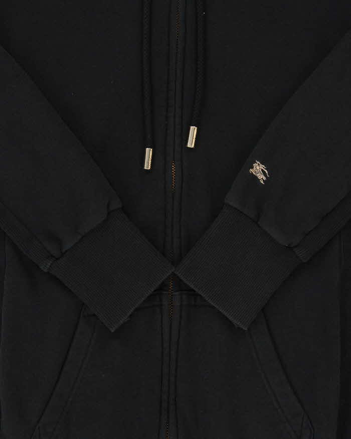 Vintage Y2K 00s Women's Burberry Blue Label Long Zip-Up Hoodie - M