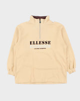 Vintage 1980s Women's Ellesse Quarter-Zip Sweatshirt - L