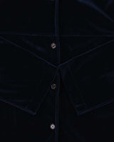 Vintage 90s Armani Jeans Velvet Button-up Hoodie - M