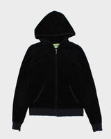 Vintage Y2k 00s Juicy Couture Velour Hoodie - L