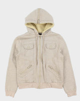 Vintage Y2K 00s Marc Jacobs Heavyweight Sherpa Hooded Women's Full-Zip Hoodie - M