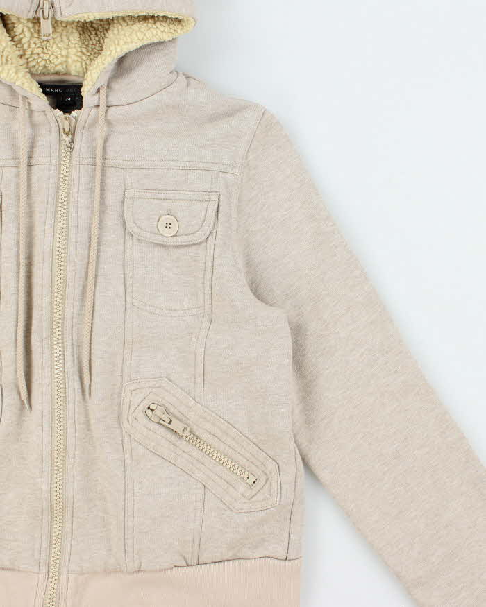 Vintage Y2K 00s Marc Jacobs Heavyweight Sherpa Hooded Women's Full-Zip Hoodie - M