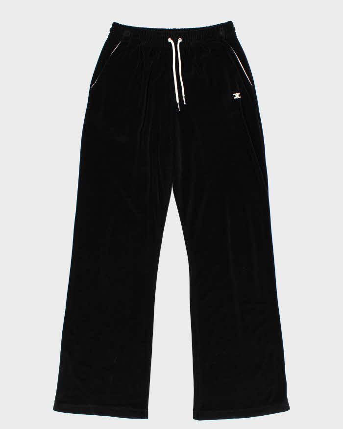 Celine Triomphe Velour Cotton Blend Two-Piece Women's Full Tracksuit - L