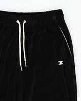 Celine Triomphe Velour Cotton Blend Two-Piece Women's Full Tracksuit - L