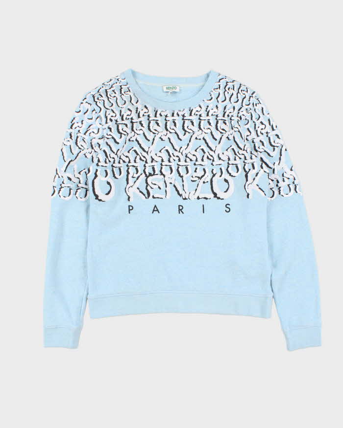 Vintage Kenzo Spell Out Women's Crewneck Sweatshirt - M