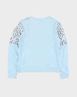 Vintage Kenzo Spell Out Women's Crewneck Sweatshirt - M