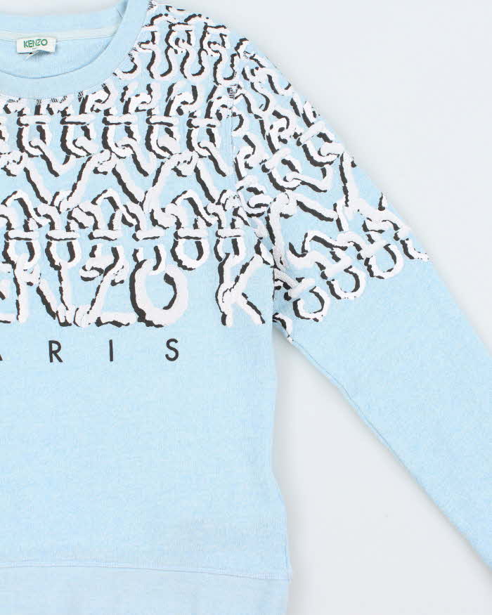 Vintage Kenzo Spell Out Women's Crewneck Sweatshirt - M