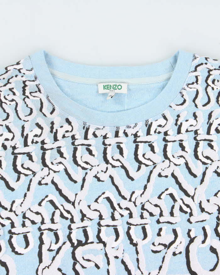 Vintage Kenzo Spell Out Women's Crewneck Sweatshirt - M