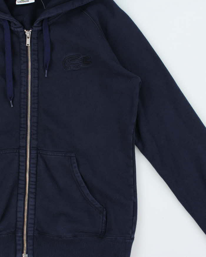 Vintage Y2K 00s Lacoste VTG Washed Women's Full-Zip Hoodie - M