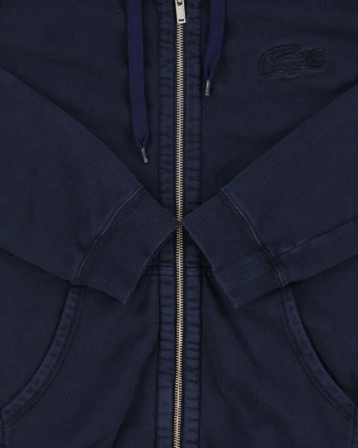 Vintage Y2K 00s Lacoste VTG Washed Women's Full-Zip Hoodie - M