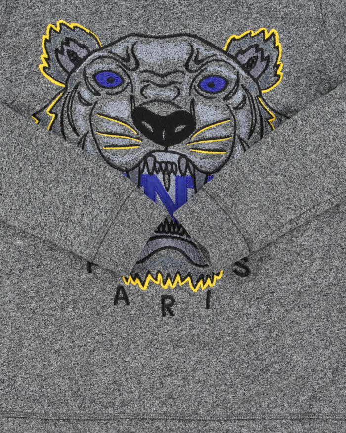 Vintage Kenzo Women's Classic Tiger Crewneck Sweatshirt - XS