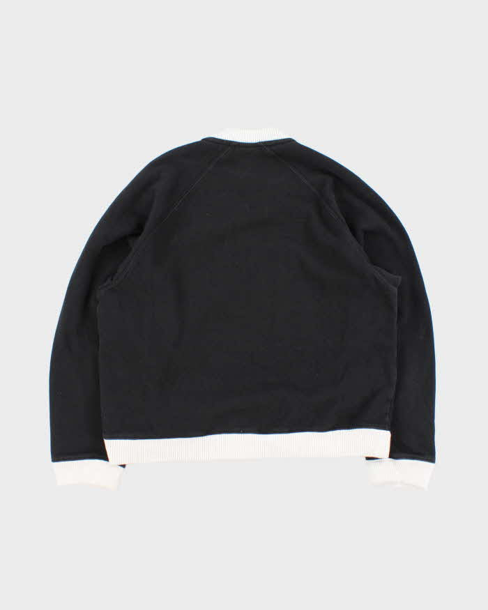 Vintage 1990s Nike Embroidered Two-Tone Women's Crewneck Sweatshirt - S