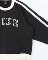 Vintage 1990s Nike Embroidered Two-Tone Women's Crewneck Sweatshirt - S