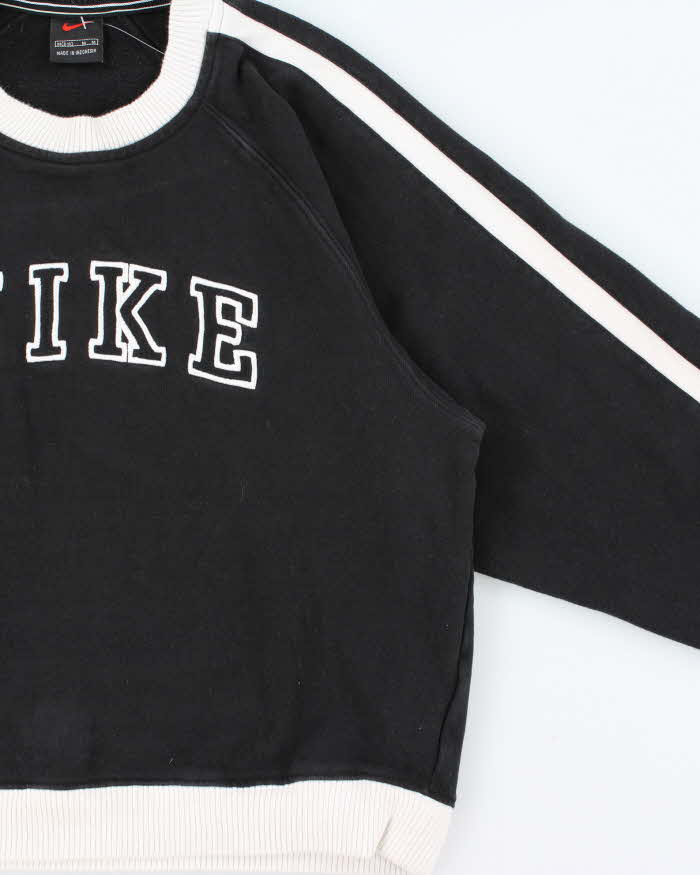 Vintage 1990s Nike Embroidered Two-Tone Women's Crewneck Sweatshirt - S