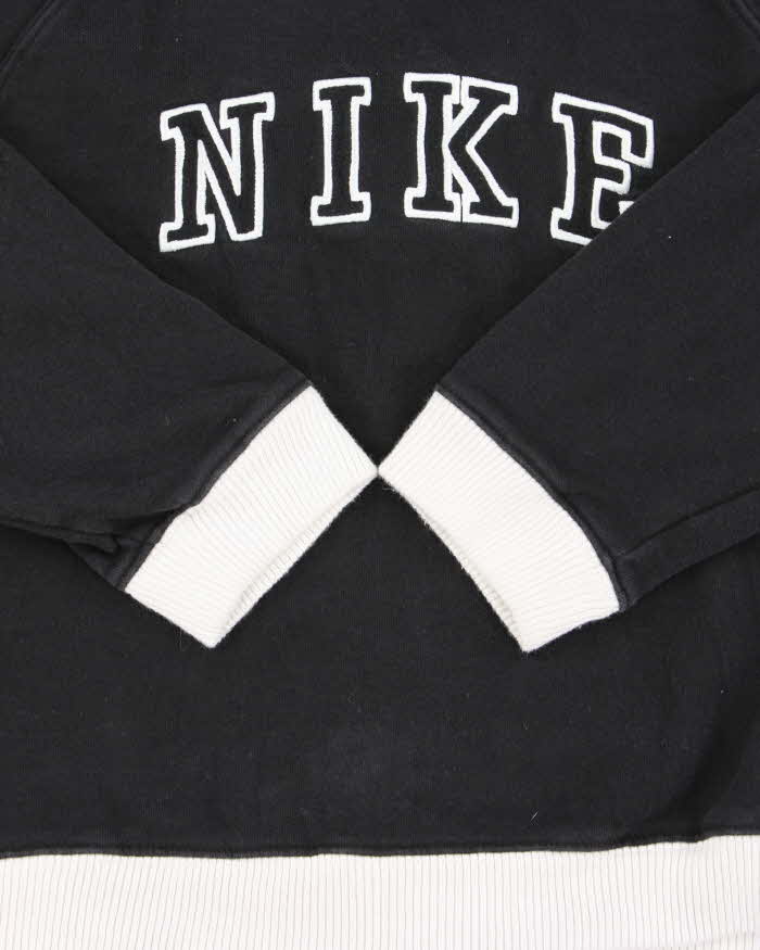 Vintage 1990s Nike Embroidered Two-Tone Women's Crewneck Sweatshirt - S
