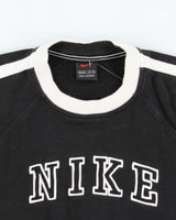 Vintage 1990s Nike Embroidered Two-Tone Women's Crewneck Sweatshirt - S