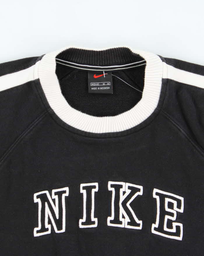 Vintage 1990s Nike Embroidered Two-Tone Women's Crewneck Sweatshirt - S