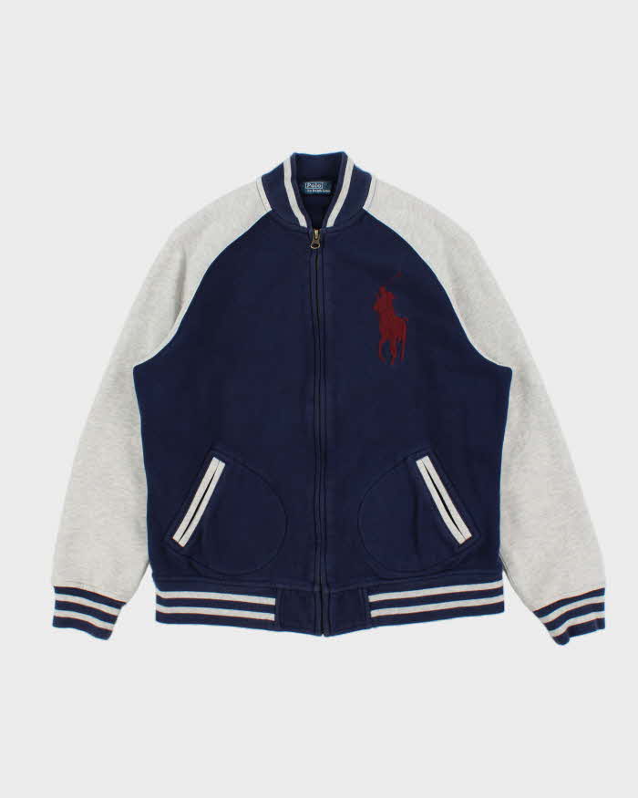 Vintage Polo Ralph Lauren Big Pony Zip-Up Jumper - S