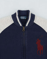 Vintage Polo Ralph Lauren Big Pony Zip-Up Jumper - S