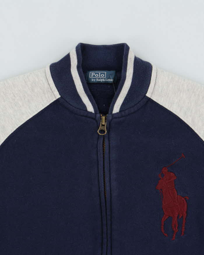 Vintage Polo Ralph Lauren Big Pony Zip-Up Jumper - S