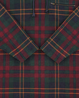 Vintage 1990s Lauren Ralph Lauren Women's Tartan Oversized Pullover Hoodie - M