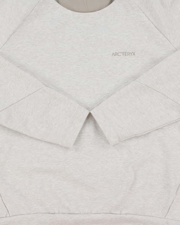 Vintage Arc'teryx Orla Marl Grey Women's Crewneck Technical Sweatshirt - XS