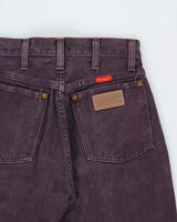 Vintage 1990s Wrangler 14MWZ Women's Plum Cowboy Cut Made In USA Denim Jeans - W27 L33