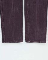 Vintage 1990s Wrangler 14MWZ Women's Plum Cowboy Cut Made In USA Denim Jeans - W27 L33
