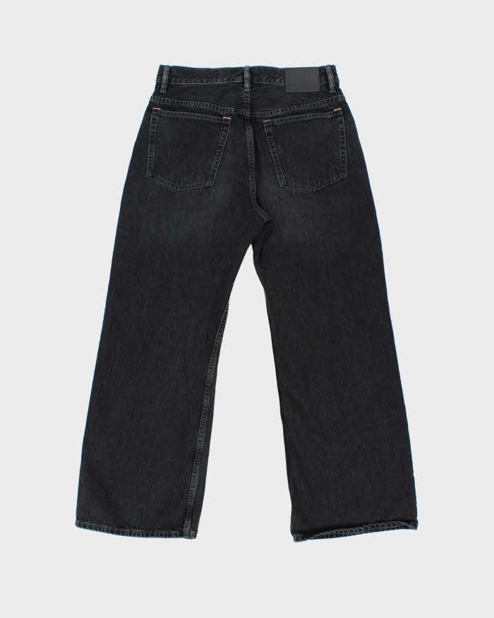 2023 Acne Studios 2021F Vintage Wash Mid-Rise Wide Leg Women's Denim Jeans - W30 L29