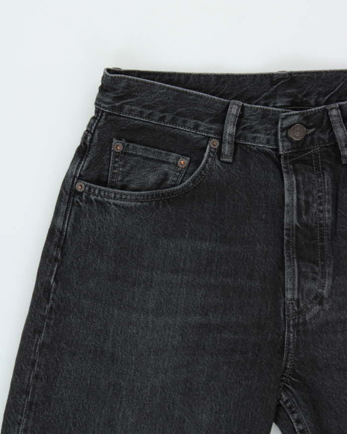 2023 Acne Studios 2021F Vintage Wash Mid-Rise Wide Leg Women's Denim Jeans - W30 L29