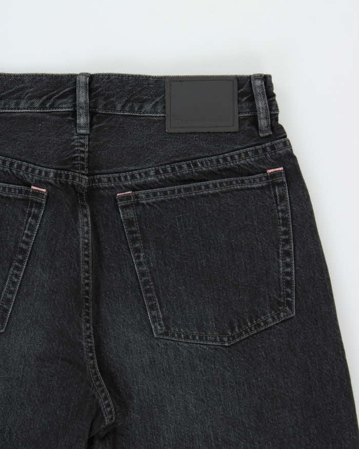 2023 Acne Studios 2021F Vintage Wash Mid-Rise Wide Leg Women's Denim Jeans - W30 L29