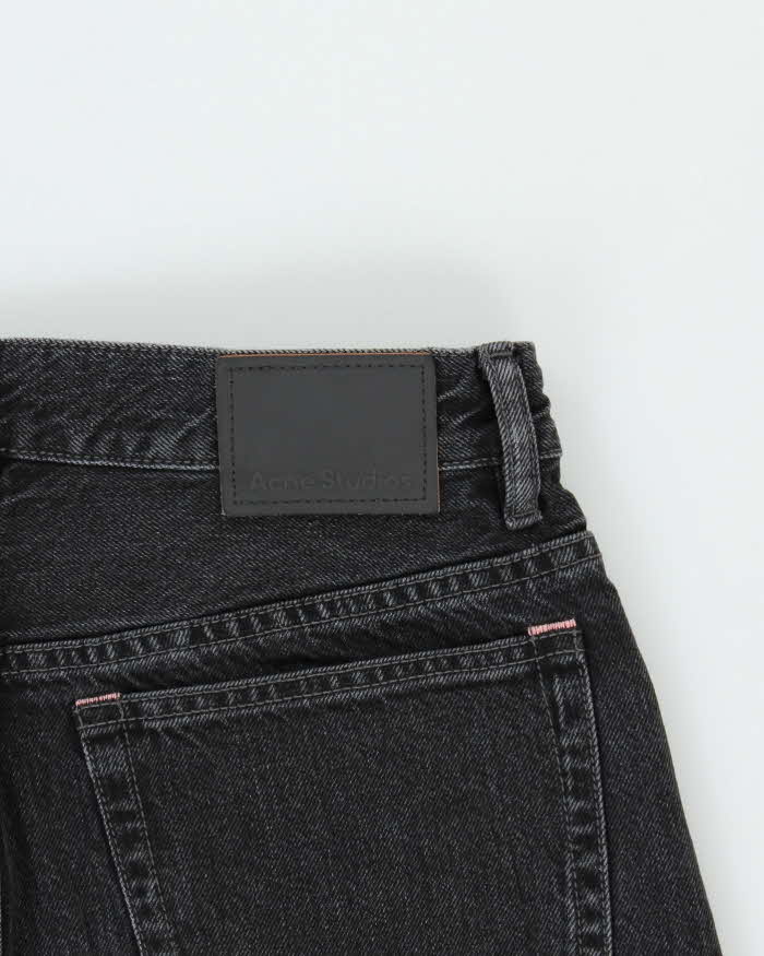 2023 Acne Studios 2021F Vintage Wash Mid-Rise Wide Leg Women's Denim Jeans - W30 L29