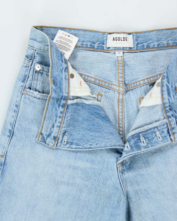 Agolde Criss Cross Waist Relaxed Fit Jeans - W26 L30