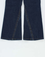 Vintage Y2k 2000s True Religion Twisted Hem Flared Jeans - W32 L28