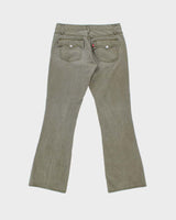 Vintage 2003 Y2K Levi's Red Tab Khaki Low Rise Flap Pocket Bootcut Denim Jeans - W30 L30