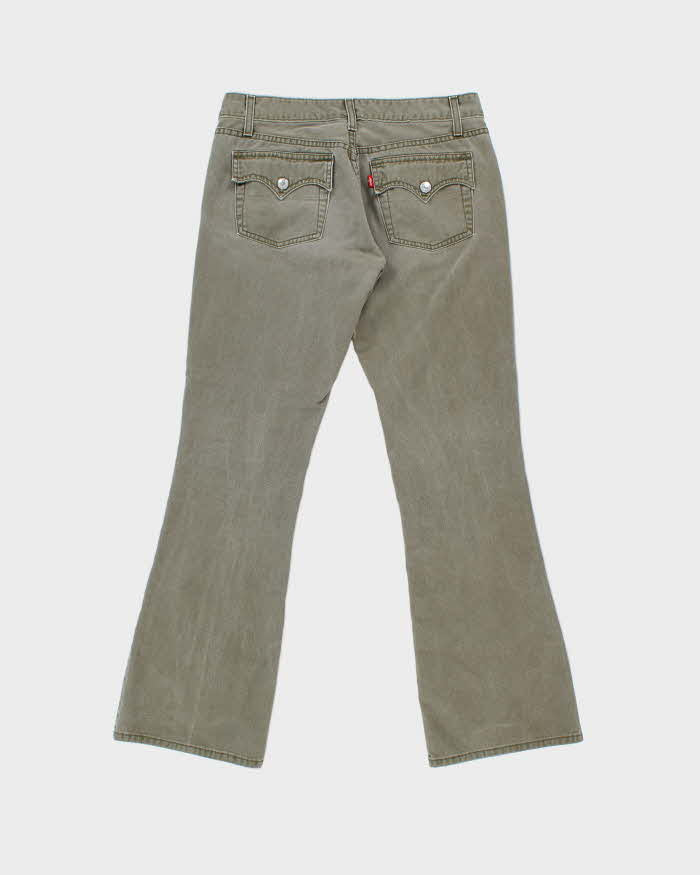 Vintage 2003 Y2K Levi's Red Tab Khaki Low Rise Flap Pocket Bootcut Denim Jeans - W30 L30